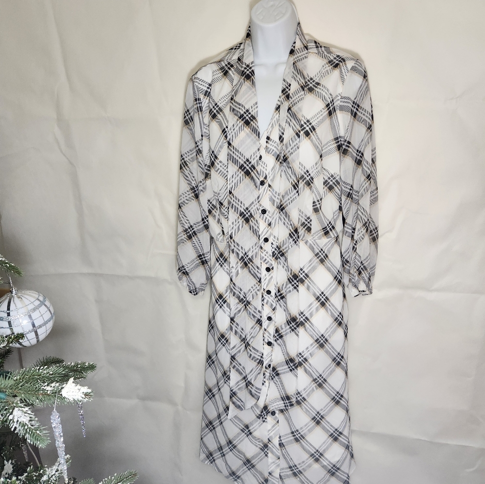NY & Company Button Up Dress